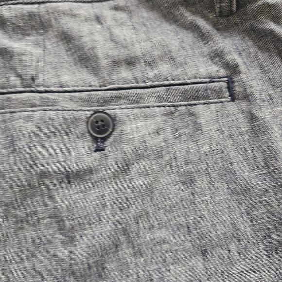 NWT Club Monaco Men's Blue Baxter Slim-Fit Chambray Shorts Size 36 - Picture 9 of 9